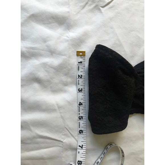 Victoria's Secret Pink Black Lace Bandeau L - Picture 7 of 7